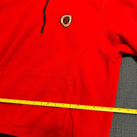 Champion University of Nebraska Sweater Mens L 1/4 Zip Pullover Cornhuskers Red - Picture 6 of 8